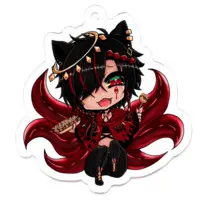 Furuki - Acrylic Key Chain - Key Chain - VTuber Size-50 x 50 (mm)