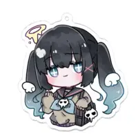 とけぬこどくろ☠️໒꒱ - Acrylic Key Chain - Key Chain - VTuber Size-70 x 70 (mm)