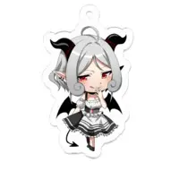 御門モモ - Acrylic Key Chain - Key Chain - VTuber Size-50 x 50 (mm)