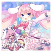 Momohina Nano - Acrylic Key Chain - Stickers - Postcard - Acrylic Art Plate - Key Chain - Coaster - VTuber