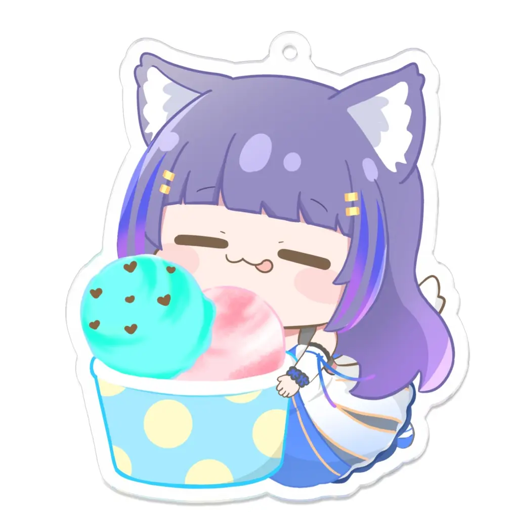 Yoshibana Kokoro & 吉花こころ - Acrylic Key Chain - Acrylic stand - Key Chain - VTuber