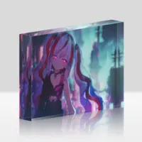 Mesaiya Ui - Acrylic Block - VTuber Size-148x100mm