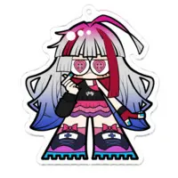 Mesaiya Ui - Acrylic Key Chain - Key Chain - VTuber Size-70 x 70 (mm)