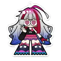 Mesaiya Ui - Acrylic Key Chain - Key Chain - VTuber Size-70 x 70 (mm)