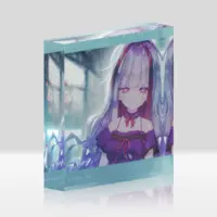 Mesaiya Ui - Acrylic Block - VTuber Size-100x100mm