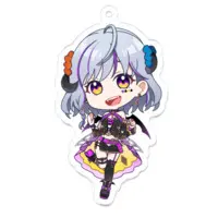 Elma Sheitan - Acrylic Key Chain - Key Chain - VTuber Size-70 x 70 (mm)