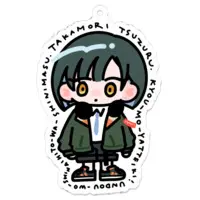 鷹森ツヅル - Acrylic Key Chain - Key Chain - VTuber Size-70 x 70 (mm)