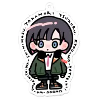 鷹森ツヅル - Acrylic Key Chain - Key Chain - VTuber Size-70 x 70 (mm)