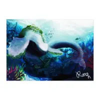 紫陽花ラナン - Poster - VTuber Size-A2