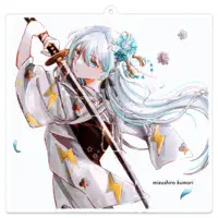 瑞白くもり - Acrylic Key Chain - Key Chain - VTuber Size-100 x 100 (mm)