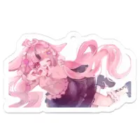代々木 うさぎ - Acrylic Key Chain - Key Chain - VTuber Size-50 x 50 (mm)