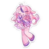 代々木 うさぎ - Acrylic Key Chain - Key Chain - VTuber Size-70 x 70 (mm)