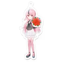 代々木 うさぎ - Acrylic Key Chain - Key Chain - VTuber Size-70 x 70 (mm)