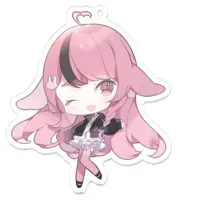 代々木 うさぎ - Acrylic Key Chain - Key Chain - VTuber Size-70 x 70 (mm)