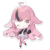 代々木 うさぎ - Acrylic Key Chain - Key Chain - VTuber Size-100 x 100 (mm)