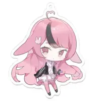 代々木 うさぎ - Acrylic Key Chain - Key Chain - VTuber Size-70 x 70 (mm)