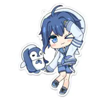 ゆまちぺた - Acrylic Key Chain - Key Chain - VTuber Size-100 x 100 (mm)