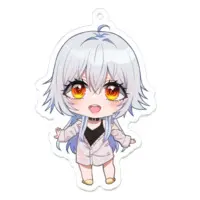 白金メイル - Acrylic Key Chain - Key Chain - VTuber Size-70 x 70 (mm)