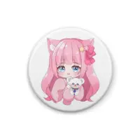 フルムーン - Badge - VTuber Size-25mm