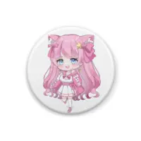 フルムーン - Badge - VTuber Size-32mm