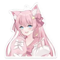 フルムーン - Acrylic Key Chain - Key Chain - VTuber Size-70 x 70 (mm)