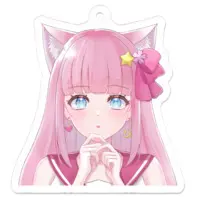 フルムーン - Acrylic Key Chain - Key Chain - VTuber Size-50 x 50 (mm)