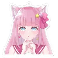 フルムーン - Acrylic Key Chain - Key Chain - VTuber Size-70 x 70 (mm)