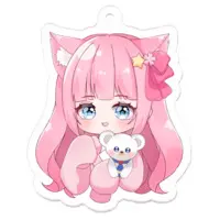 フルムーン - Acrylic Key Chain - Plush - Key Chain - VTuber