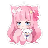 フルムーン - Acrylic Key Chain - Plush - Key Chain - VTuber