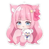 フルムーン - Acrylic Key Chain - Plush - Key Chain - VTuber