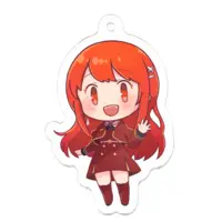 Ayame Run - Acrylic Key Chain - Key Chain - VTuber