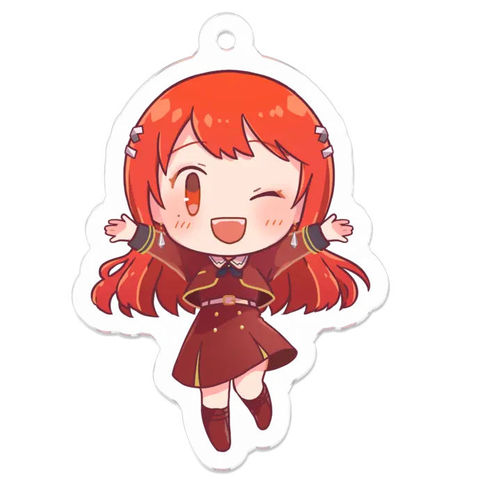 Ayame Run - Acrylic Key Chain - Key Chain - VTuber