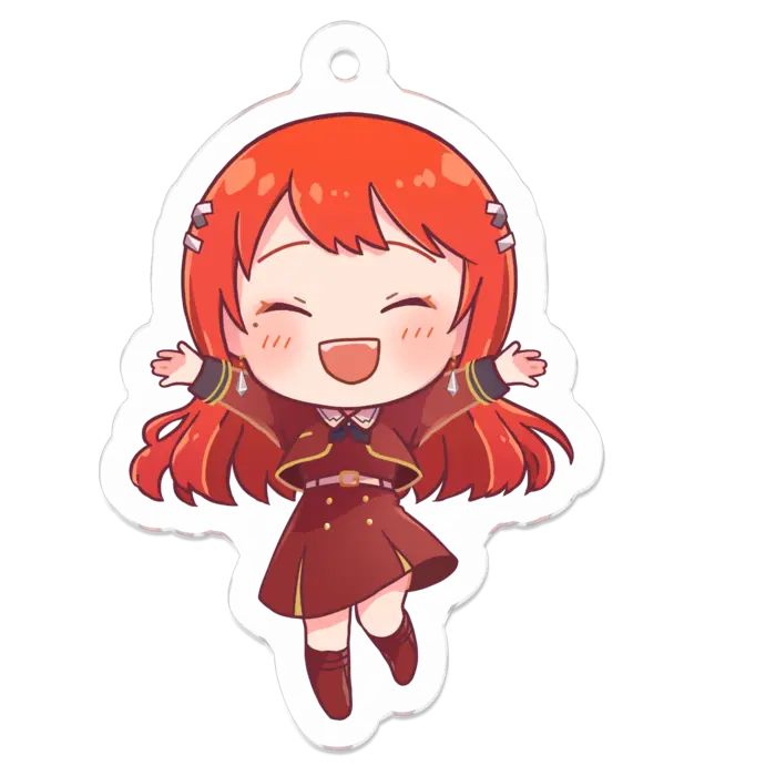 Ayame Run - Acrylic Key Chain - Key Chain - VTuber