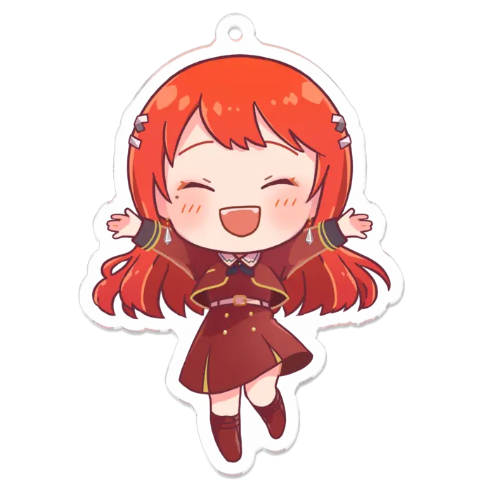 Ayame Run - Acrylic Key Chain - Key Chain - VTuber