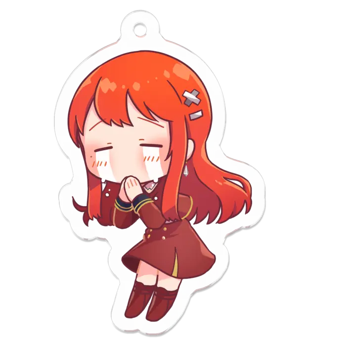 Ayame Run - Acrylic Key Chain - Key Chain - VTuber