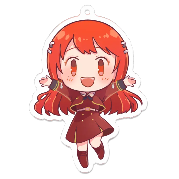 Ayame Run - Acrylic Key Chain - Key Chain - VTuber