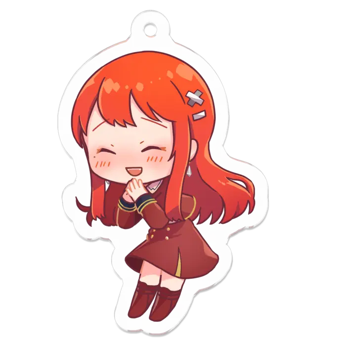 Ayame Run - Acrylic Key Chain - Key Chain - VTuber