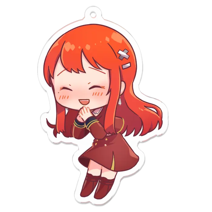 Ayame Run - Acrylic Key Chain - Key Chain - VTuber