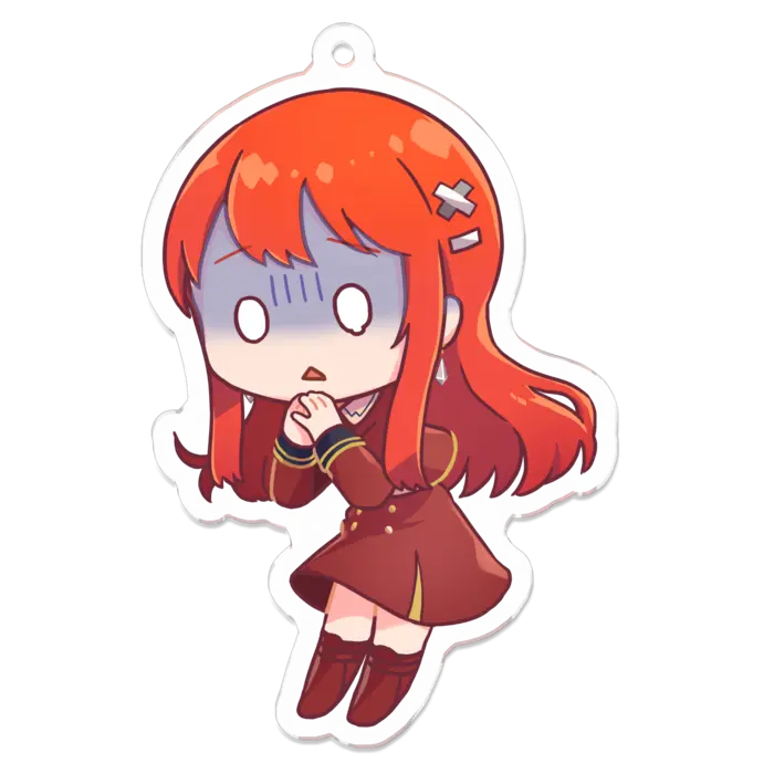 Ayame Run - Acrylic Key Chain - Key Chain - VTuber