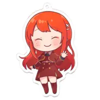 Ayame Run - Acrylic Key Chain - Key Chain - VTuber