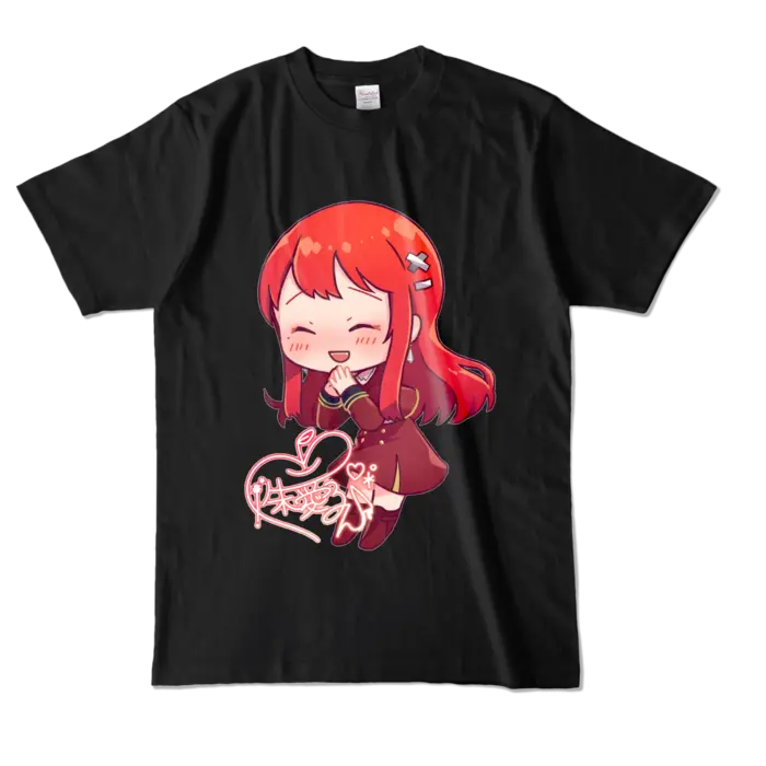 Ayame Run - Clothes - T-shirts - VTuber Size-L