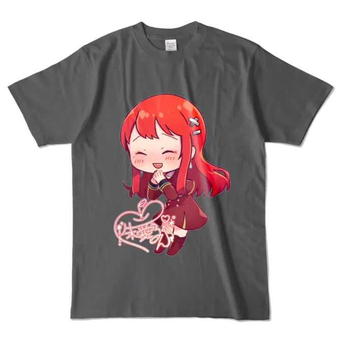 Ayame Run - Clothes - T-shirts - VTuber Size-L