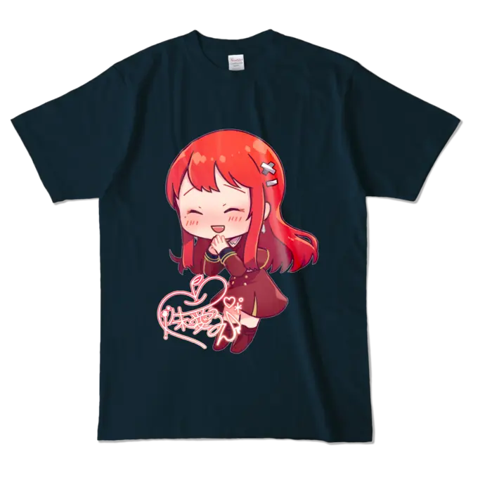 Ayame Run - Clothes - T-shirts - VTuber Size-L