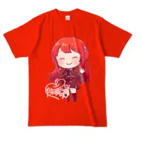 Ayame Run - Clothes - T-shirts - VTuber Size-L