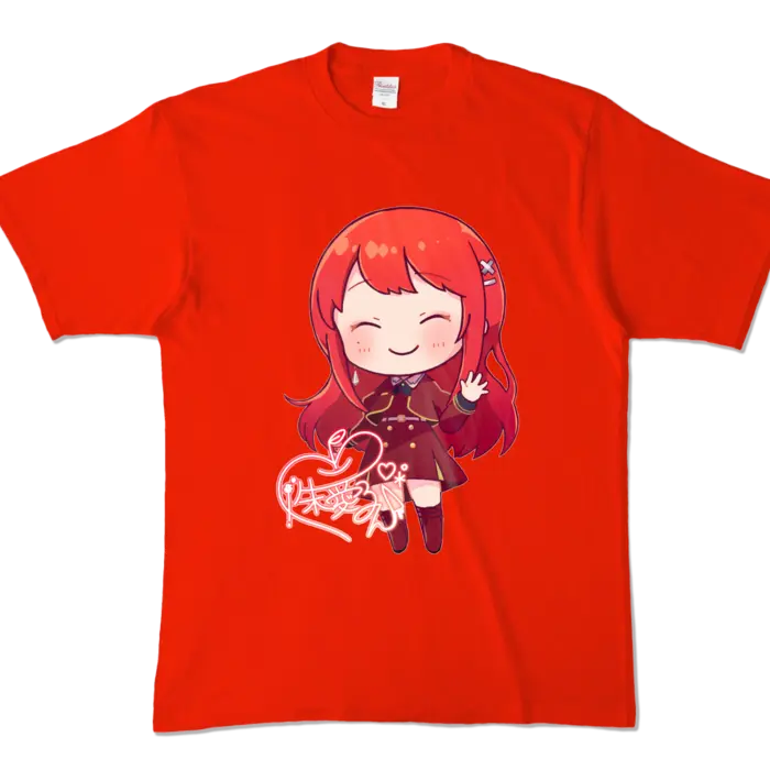 Ayame Run - Clothes - T-shirts - VTuber Size-XL