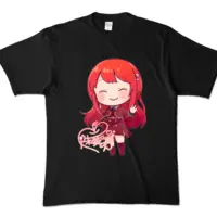 Ayame Run - Clothes - T-shirts - VTuber Size-XL