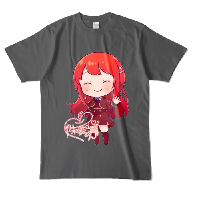 Ayame Run - Clothes - T-shirts - VTuber Size-L