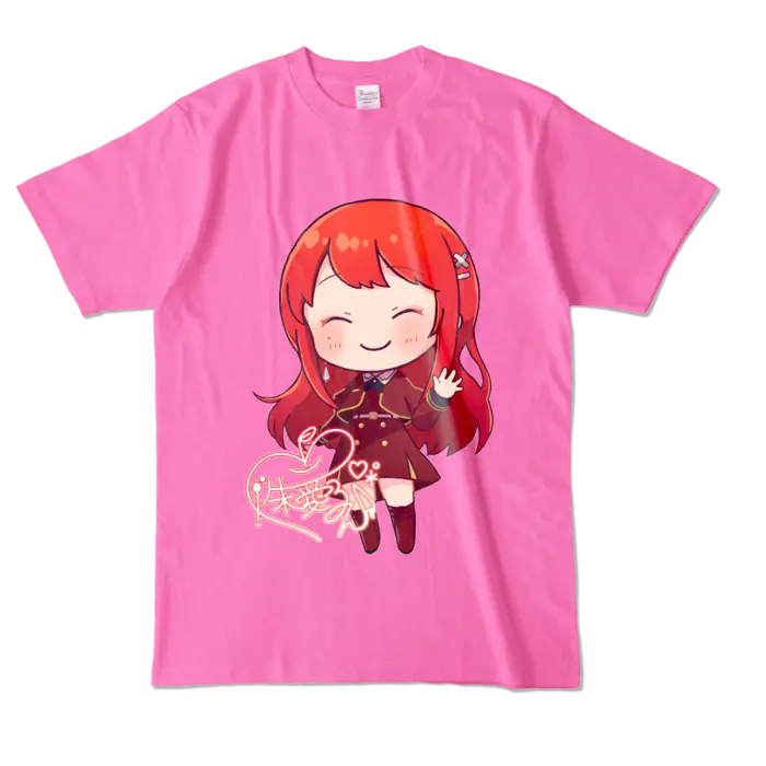 Ayame Run - Clothes - T-shirts - VTuber Size-L