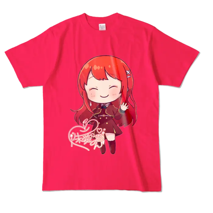 Ayame Run - Clothes - T-shirts - VTuber Size-L