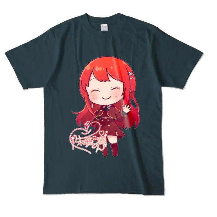 Ayame Run - Clothes - T-shirts - VTuber Size-L